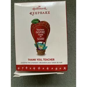 Hallmark Keepsake Thank You, Teacher Ornament Teacher Gift 2016